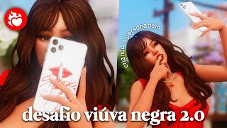 Criando a personagem da NOVA SÉRIE 'Viúva Negra 2.0' 😈 — the sims 4 paixão à vista