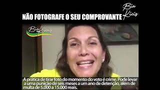 NÃO FOTOGRAFE O SEU COMPROVANTE