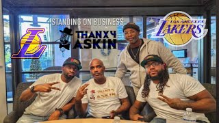 THE LOS ANGELES LAKERS INVITES THE THANX4ASKIN PODCAST TO THE CRYPTO CENTER