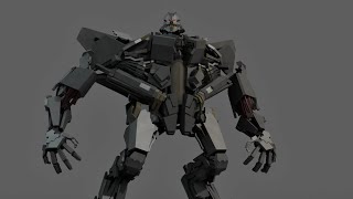 [mineimator/blender]transformers 3d model starscream