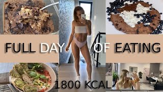 FULL DAY OF EATING, 1800 KCAL #1 (dzień nietreningowy, nowe włosy)