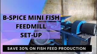 [FISH FARMING] SAVE 35% PRODUCTION COST WITH BSPICE MINI FISH FEEDMILL SET-UP