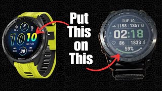 How to Get PAST Garmin "Stock" Watch Faces onto your Garmin Watch