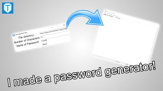 I made a random password generator in python!