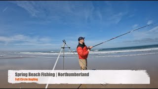 Spring Fishing on a Deserted Beach | Northumberland