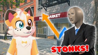 LOANS ARE PROFIT! | Furry Plays SUPERMARKET SIMULATOR | April 14, 2024