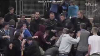 Futsal: VfB Oldenburg fans clash with police 09.01.2015