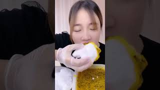 #iceeating #asmr #onlybites || only her Passion fruit ice eating asmr || only bites || compilation