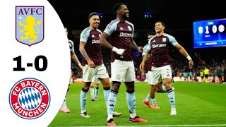 Aston Villa VS Bayern München 1-0 Highlights | Champions League 2024/2025