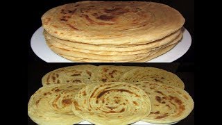 Super Soft And Layered Chapati In English