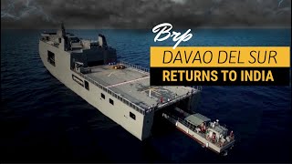 BRP Davao del Sur returns to India due to severe cyclone