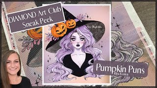 Diamond Art Club Sneak Peek! Pumpkin Puns by Rita Konya/Aria-Illustrations