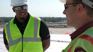 Lightweight Roof Board Covers International Airport Expansion | Roof Cover Board Installation