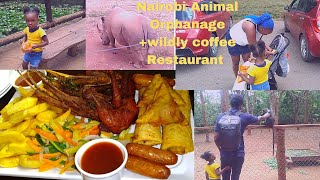 Nairobi Animal orphanage | Wildly coffee Resturant | How we celebrated sandy's Birthday