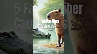 5 Fakten über Capybaras 🦫#facts #fakten #kinder #shortvideo #short #tiere #capybara