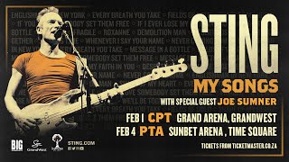 Sting is coming to South Africa!