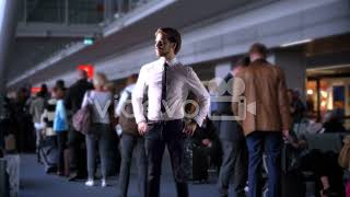 Airport Terminal Travel, Plane Flight Travel, White Shirt Trip Background