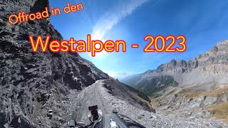 Westalpen 2023 - Offroad mit der Enduro