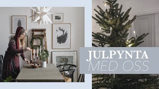 Julpynta lägenheten med oss | Vlogmas 2019