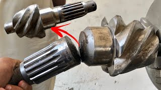 I repaired Broken Pinion With very amazing technique // Watch this interesting process