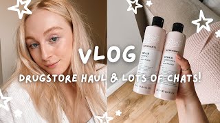 VLOG | BOOTS HAUL & HOW I CLEARED UP MY SKIN ✨ | EMILY ROSE