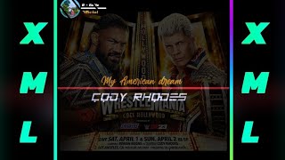 WWE WRESTLEMANIA 2023//AM preset🔰Xml file/check in description box/whatsApp status/@REditzOfficial]