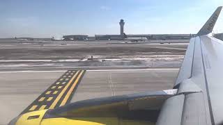 Spirit A321 Departure from Detroit (DTW)