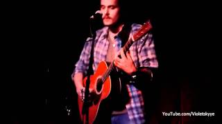 John Mayer WORLD PREMIERE "A Break In The Clouds" Hotel Cafe, L.A.