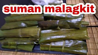 how to cook suman malagkit (Filipino merienda)