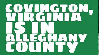 What county is Covington, Virginia in?