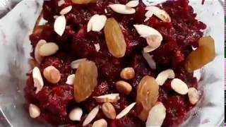 BEETROOT HALWA RECIPE (Shaljam Ka Halwa)