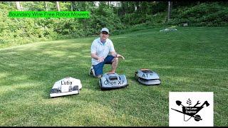 Robot Mower Comparison - Luba AWD - Orion X7 - Dreame A1