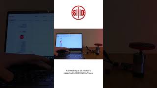 Controlling a DC motor's speed with SMD GUI Software