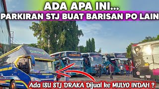 ADA APA STJ 🔴 PARKIRANNYA BUAT BARISAN PO LAIN Ada Isu STJ DRAKA Dijual ke MULYO INDAH❓