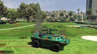 Tank Fun "Golf War" (ARTE crew meet 2019-10-26) short excerpt