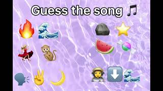 Guess the song by emoji #emojichallenge 🎵✨