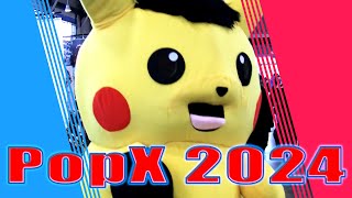 Ace Spade the Pikachu at PopX 2024