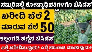 How To Start Water Melon Farming Business || Self Employment Business Ideas |  Money Factory