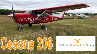 Westküstenflug | Cessna 206 | Sightseeing Flight Föhr [OHR/EDXY]