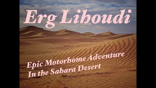 Erg llihoudi in the Sahara desert