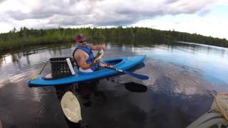 Kayak Fishing for Bass on Pleasant Lake [Featuring Dave T]