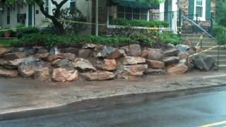 Doylestown retaining wall by Chris Orser Landscaping