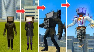 EVOLUTION OF UPGRADED TITAN TV MAN BOSS In Garry's Mod! [skibidi toilet 50]