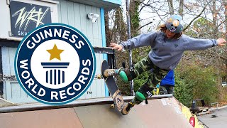 11-year-old Skater Girl breaks TWO world records! | Guinness World Records