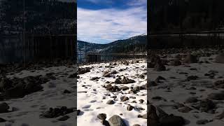 Love at frost sight! #snow #laketahoe #travelblog #bluesky #california #naturelovers #mountains