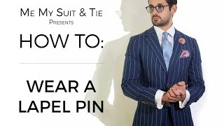 HOW TO: Wear a lapel pin