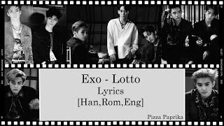 Exo - Lotto (lyrics) [Han,Rom,Eng] {Color coded}