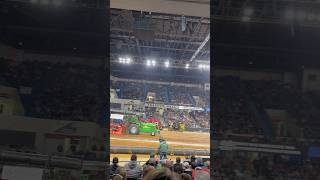 Plow Tractor Diesel Pro Stock at NFMS Tractor Pull #farmshow #johndeere #tractorpulling #diesel