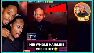 A FAKE Hairline?? 🤣 @ksi  Try Not To Laugh