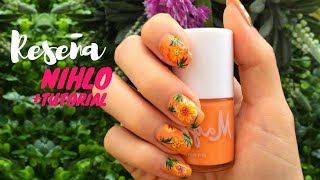 Uñas tropicales para el verano + mini reseña de esmaltes Magenta de Nihlo Cosmetics